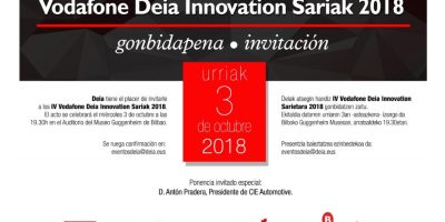 TORRAVAL nominada a los premios Vodafone Deia Innovation Sariak 2018