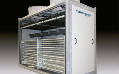 Closed cooling tower in food industry