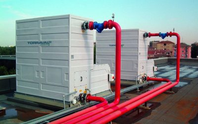 HVAC cooling tower at the Ukrainian Opera