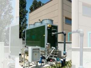 Torre de refrigeración de circuito cerrado para laboratorio