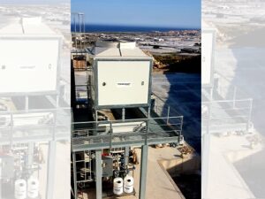 Cooling tower on skid for Kimitec