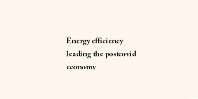 Energy efficiency, new opportunities
