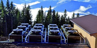Torres de refrigeración en la producción de nieve