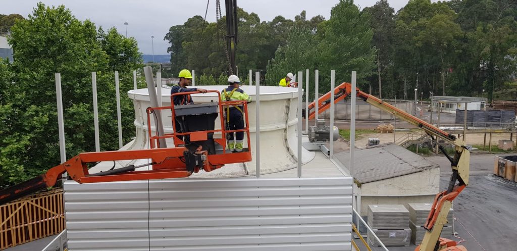 fabricantes de torres de refrigeración montadas en campo