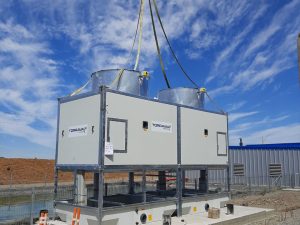 Cooling towers in backup power generation