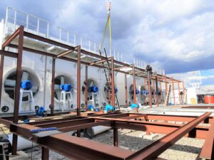 Cooling towers in a Data processing Center