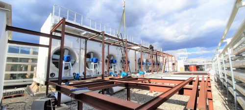 Cooling towers in a Data processing Center