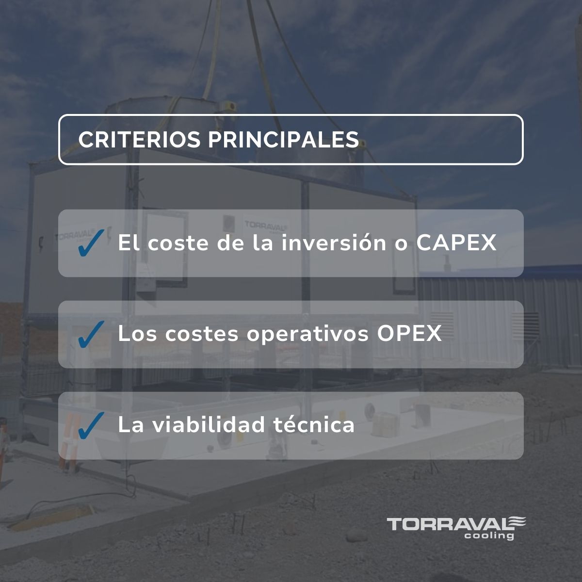 criterios principales para sistemas de refrigeracion