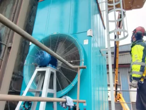 Renovación de torres de refrigeración en la industria de conducciones de fundición dúctil