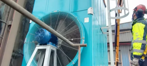 Renovación de torres de refrigeración en la industria de conducciones de fundición dúctil