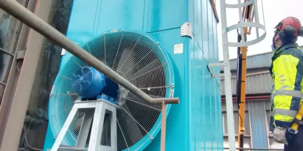 Renovation of cooling towers in the ductile iron pipeline industry