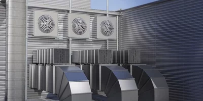 What determines the range of a cooling tower?