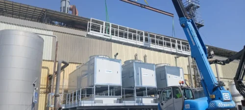 Sustitución de torres de refrigeración tras más de 30 años de servicio